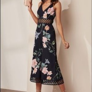 Keepsake floral jumpsuit
